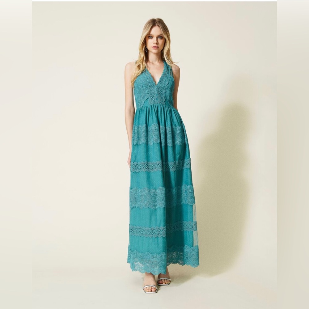 Full-length tulle and lace gown Add to Wishlist